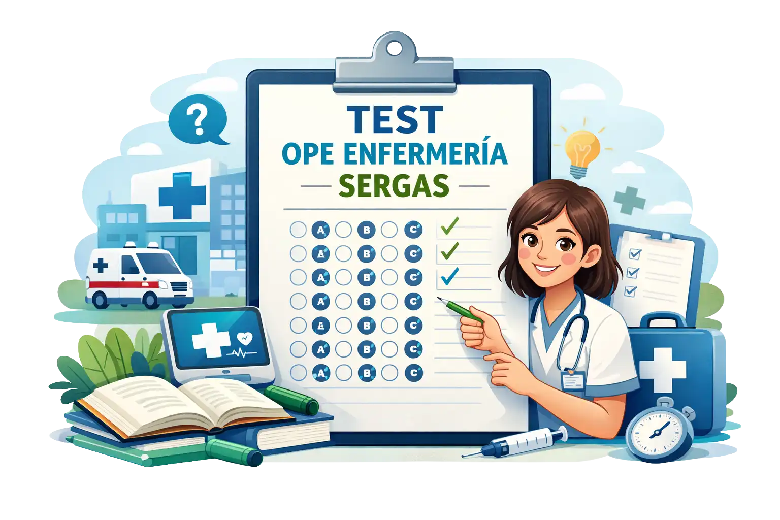 Contacto plataforma de tests de enfermería